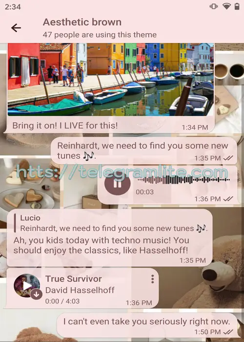 Sticker Aesthetic Brown