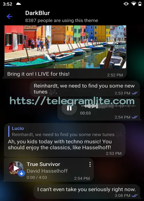 Theme Darkblur