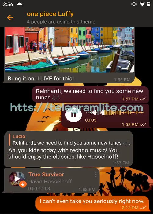 Theme One Piece Luffy