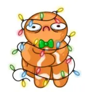 Sticker Gingerbread Man