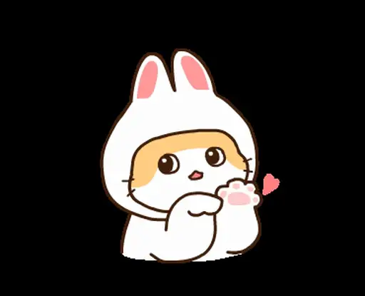 Sticker Super Cute Kitten
