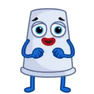 Sticker Cupman