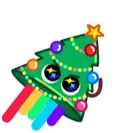 Sticker Christmas Tree