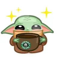 Sticker Baby Yoda