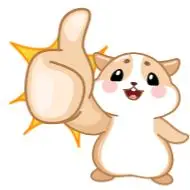 Sticker Love Hamsters