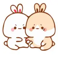Sticker Rabbit Pack 6