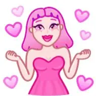 Sticker Pink Petty