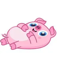 Sticker Nick Wallow Pig