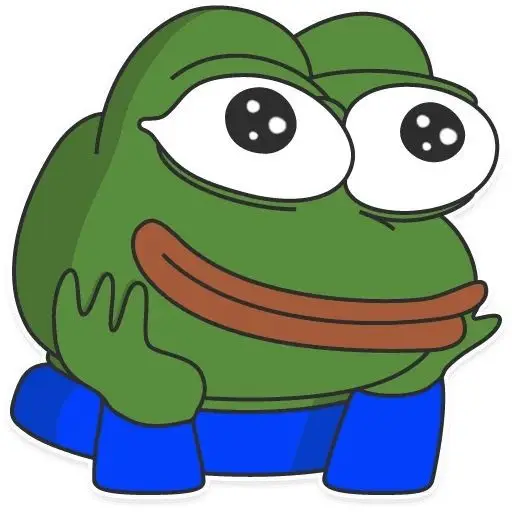 Sticker Pepe Drochubezrukim