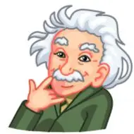 Sticker Albert Einstein