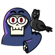 Sticker Dead Death