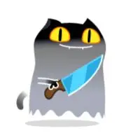 Sticker Shadow Kitty