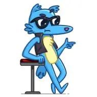 Sticker Earl the Wolf