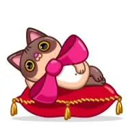Sticker Cat Valentine