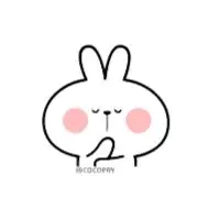 Sticker Spoiled Rabbit