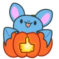 Sticker Fang the Bat