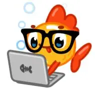 Sticker Gold Fish