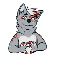 Sticker Wolfy And Corgo