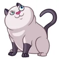 Sticker Mr Cat