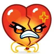 Sticker Helium Hearts