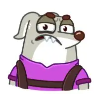 Sticker Alpha Wolf