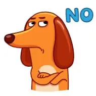 Sticker Salchicha Dog
