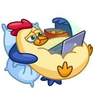 Sticker Shaitan Chick