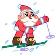 Sticker Jolly Santa