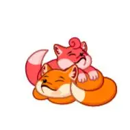 Sticker Feisty Fox