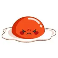Sticker Egg Yolk