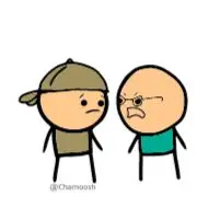 Sticker Cyanide & Happiness