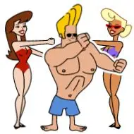 Sticker Johnny Bravo