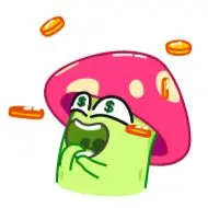 Sticker Mushroom