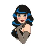 Sticker Bettie Page