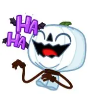Sticker Pumpkin Ghost