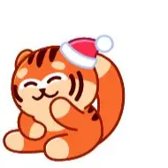 Sticker New Year Tiger