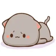 Sticker Cat Sad