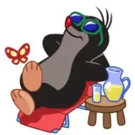 Sticker Krtek