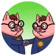 Sticker Potter Pig