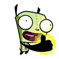 Sticker Invader Zim