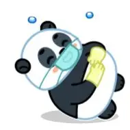 Sticker Panda Emic
