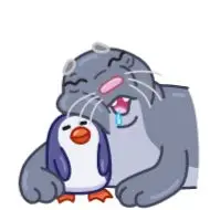 Sticker Silly Seal