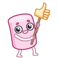 Sticker Marshmallow