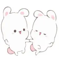 Sticker Rabbit Pig Fa