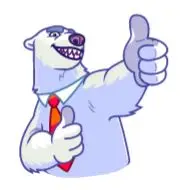 Sticker Polar Bear