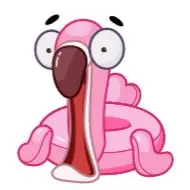 Sticker Pool Flamingo