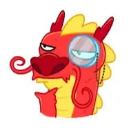 Sticker Chinese Dragon
