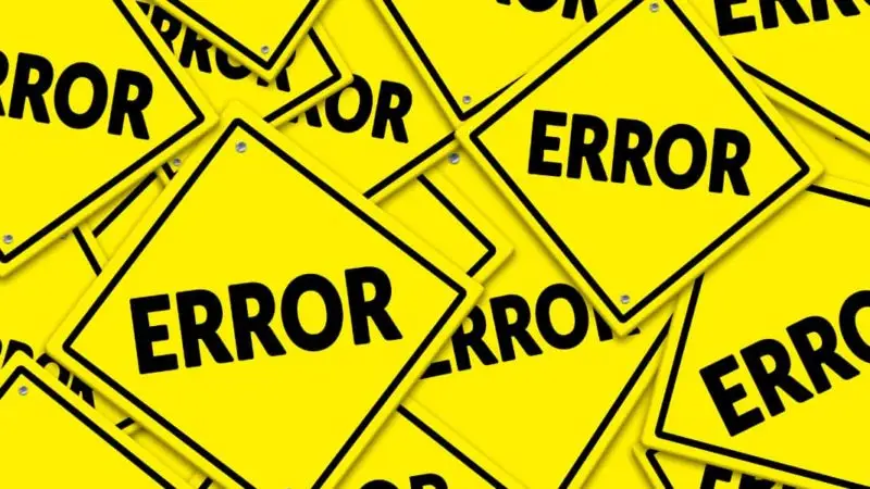 Error 