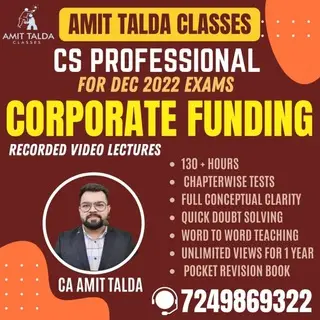 Corporate Funding &amp  Listing By Amit Sir