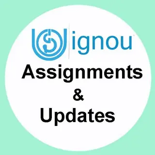 Ignou Solved Assignments